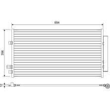 Valeo | Kondensator, Klimaanlage | 822638