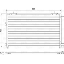 Valeo | Kondensator, Klimaanlage | 814046