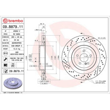 Brembo | Bremsscheibe | 09.B879.11