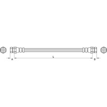 Metzger | Bremsschlauch | 4111524