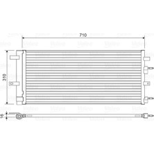 Valeo | Kondensator, Klimaanlage | 822618