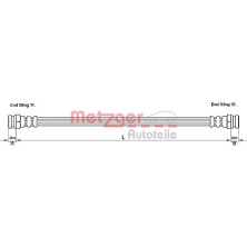 Metzger | Bremsschlauch | 4110229