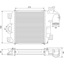 Valeo | Ladeluftkühler | 818321