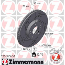 Zimmermann Bremsscheibe BLACK Z 285.3516.54