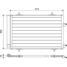 Valeo | Kondensator, Klimaanlage | 814365