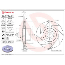 Brembo | Bremsscheibe | 09.8780.21