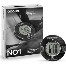 OOONO | elektr. Parkscheibe schwarz | P-DISC NO1