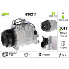 Valeo | Kompressor, Klimaanlage | 690211