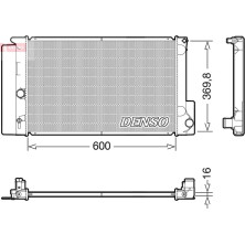 Denso | Kühler, Motorkühlung | DRM50126