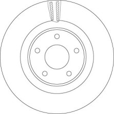 TRW | Bremsscheibe | DF6496S