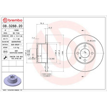 Brembo | Bremsscheibe | 08.3288.20