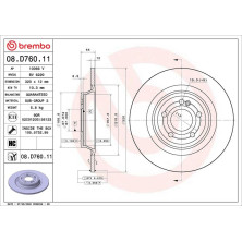 Brembo | Bremsscheibe | 08.D760.11
