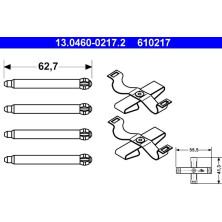 ATE | Zubehörsatz, Scheibenbremsbelag | 13.0460-0217.2