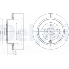 Delphi | Bremsscheibe | BG4267