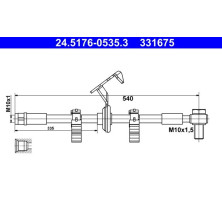 24.5176-0535.3 Bremsschlauch