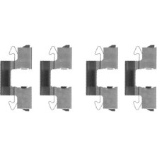 Hella | Zubehörsatz, Scheibenbremsbelag | 8DZ 355 204-561