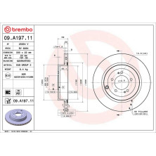 Brembo | Bremsscheibe | 09.A197.11