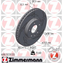 600.3231.55 Bremsscheibe BLACK Z