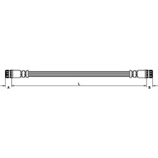 Metzger | Bremsschlauch | 4110474