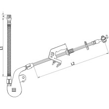 Metzger | Bremsschlauch | 4110928