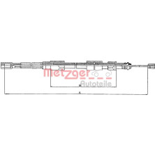 Metzger | Seilzug, Feststellbremse | 10.720 Metzger | Seilzug, Feststellbremse | 10.720