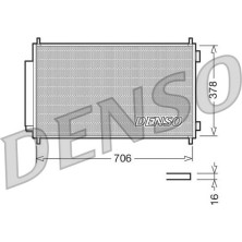 Denso | Kondensator, Klimaanlage | DCN40002