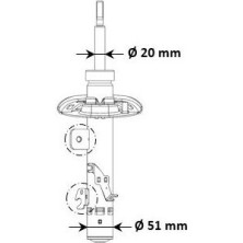 KYB | Stoßdämpfer | Vorne rechts | 3338057