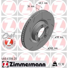 Zimmermann | Bremsscheibe | 460.4507.20