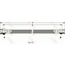 TRW | Bremsschlauch | PHA135