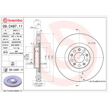 Brembo | Bremsscheibe | 09.C497.11