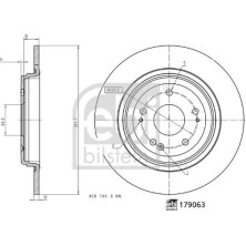 febi bilstein | Bremsscheibe | 179063