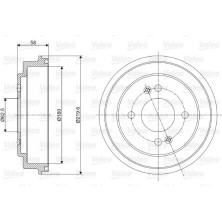 Valeo | Bremstrommel | 237059