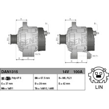 Denso | Generator | DAN1034