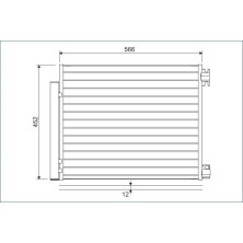 Valeo | Kondensator, Klimaanlage | 822569
