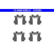 ATE | Zubehörsatz, Scheibenbremsbelag | 13.0460-0283.2