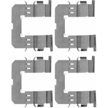 Hella | Zubehörsatz, Scheibenbremsbelag | 8DZ 355 204-361