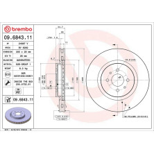 Brembo | Bremsscheibe | 09.6843.11