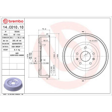 Brembo | Bremstrommel | 14.C010.10