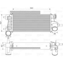 Valeo | Ladeluftkühler | 818667