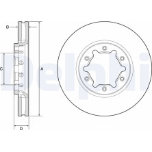 Delphi | Bremsscheibe | BG9179