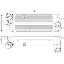 Valeo | Ladeluftkühler | 818383