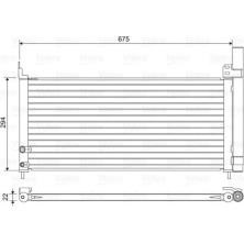 Valeo | Kondensator, Klimaanlage | 814464