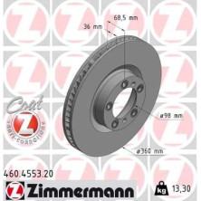Zimmermann | Bremsscheibe | 460.4553.20