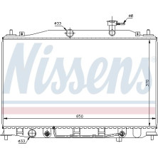 Nissens | Kühler, Motorkühlung | 67503