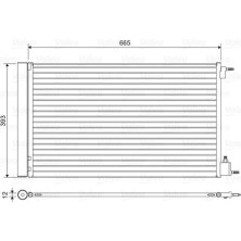 Valeo | Kondensator, Klimaanlage | 814042