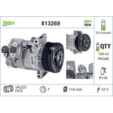 Valeo | Kompressor, Klimaanlage | 813269