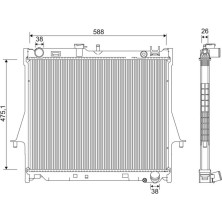 Valeo | Kühler, Motorkühlung | 701231