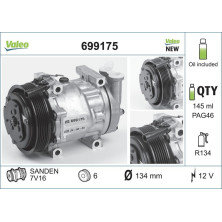 Valeo | Kompressor, Klimaanlage | 699175