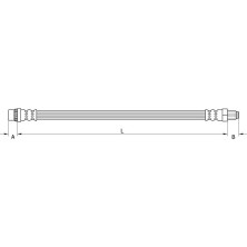 Metzger | Bremsschlauch | 4111587