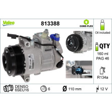Valeo | Kompressor, Klimaanlage | 813388